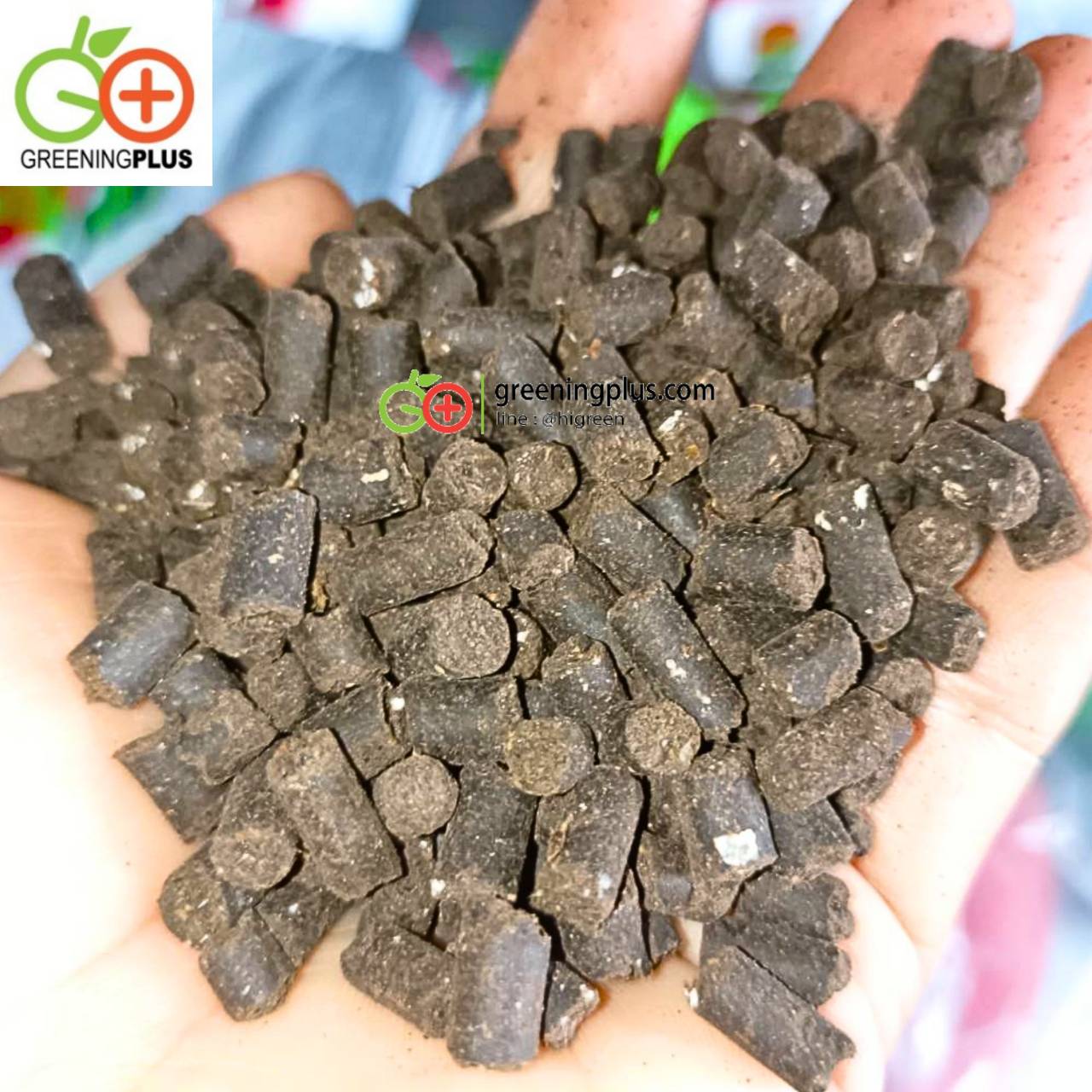 ปุ๋ยอินทรีย์ "โชบุ" ขี้ไก่อัดเม็ด 100% ขนาด 25 กก./กระสอบ