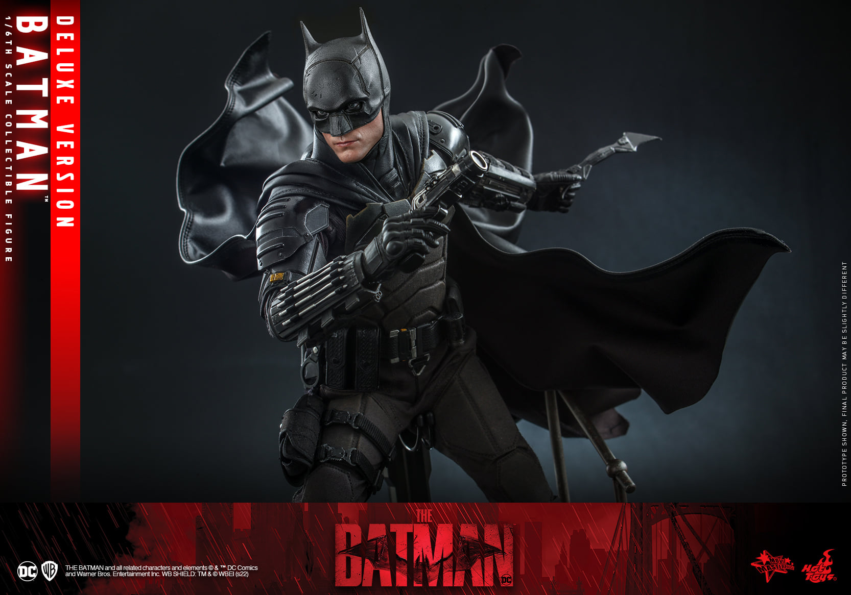 Hot Toys MMS639 1/6 The Batman - Batman (Deluxe Version)