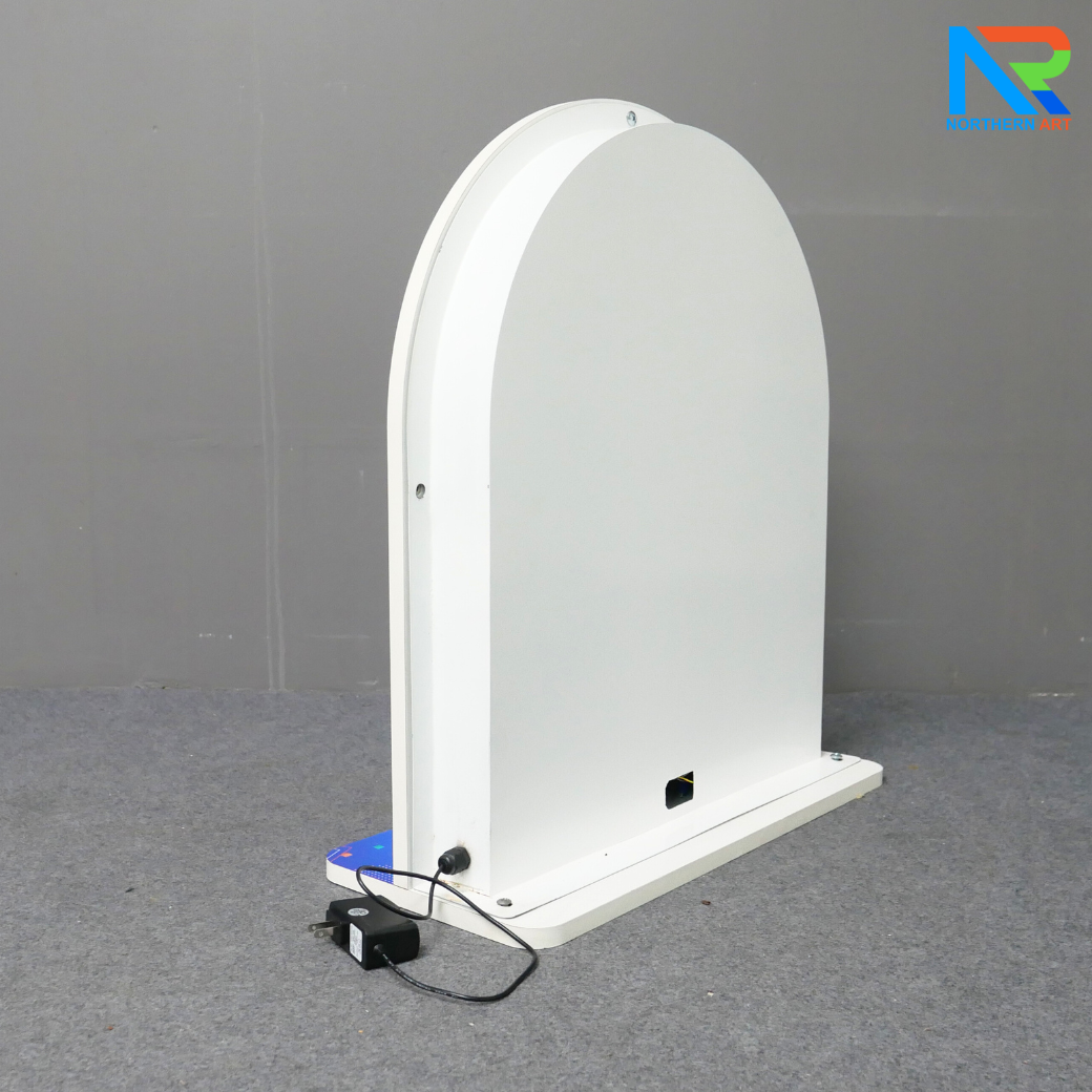 เกมส์วงล้อไฟฟ้าตั้งโต๊ะ แบบปุ่มกดแรนดอม ไฟวิ่งวนพร้อมเสียง ขนาด (W)58 x (D)25 x (H)65 ซม.