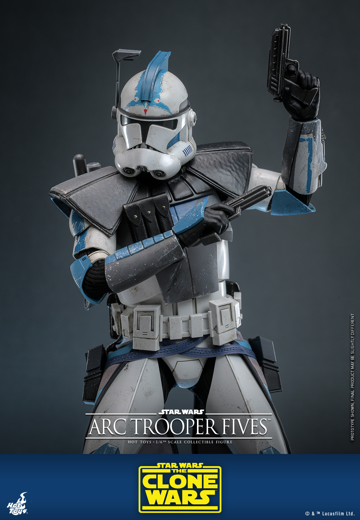 Hot Toys TMS132 Star Wars: The Clone Wars - Arc Trooper Fives