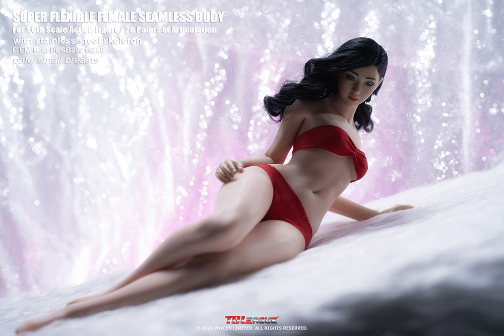 TBLeague PLSB2021-S46A,B / PLSB2021-S47A,B 1/6 Steel bone seamless small breast body