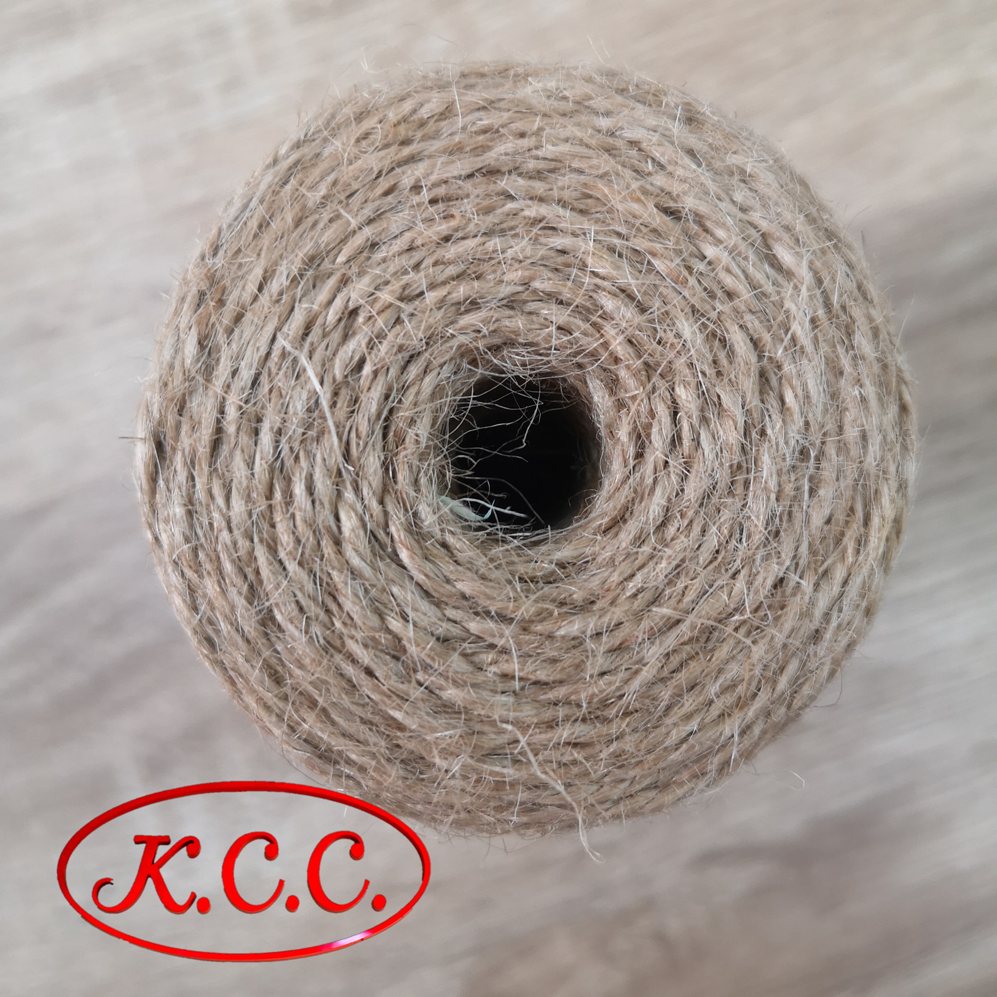 เชือกปอ สีน้ำตาล เชือกป่าน DIY เชือก 1 ม้วน กว้าง 2 มม. (2 mm.) ยาว 100 เมตร (100 m.)