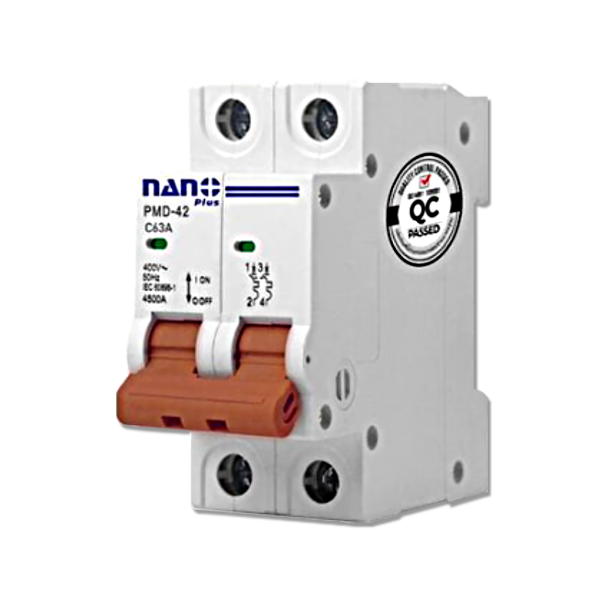 NANO เซอร์กิตเบรกเกอร์ NANO PLUS 10kA 2P 63A
