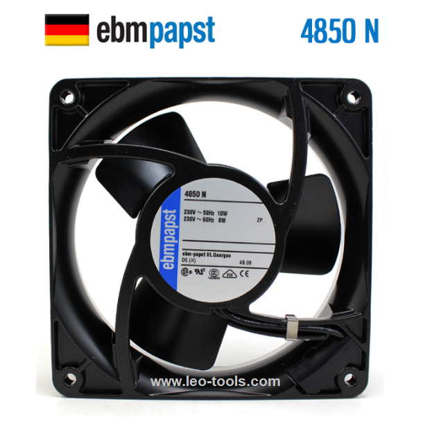 Ebmpapst 4850N 230V 10/9W พัดลมระบายความร้อนความเร็วต่ำแบบเงียบ