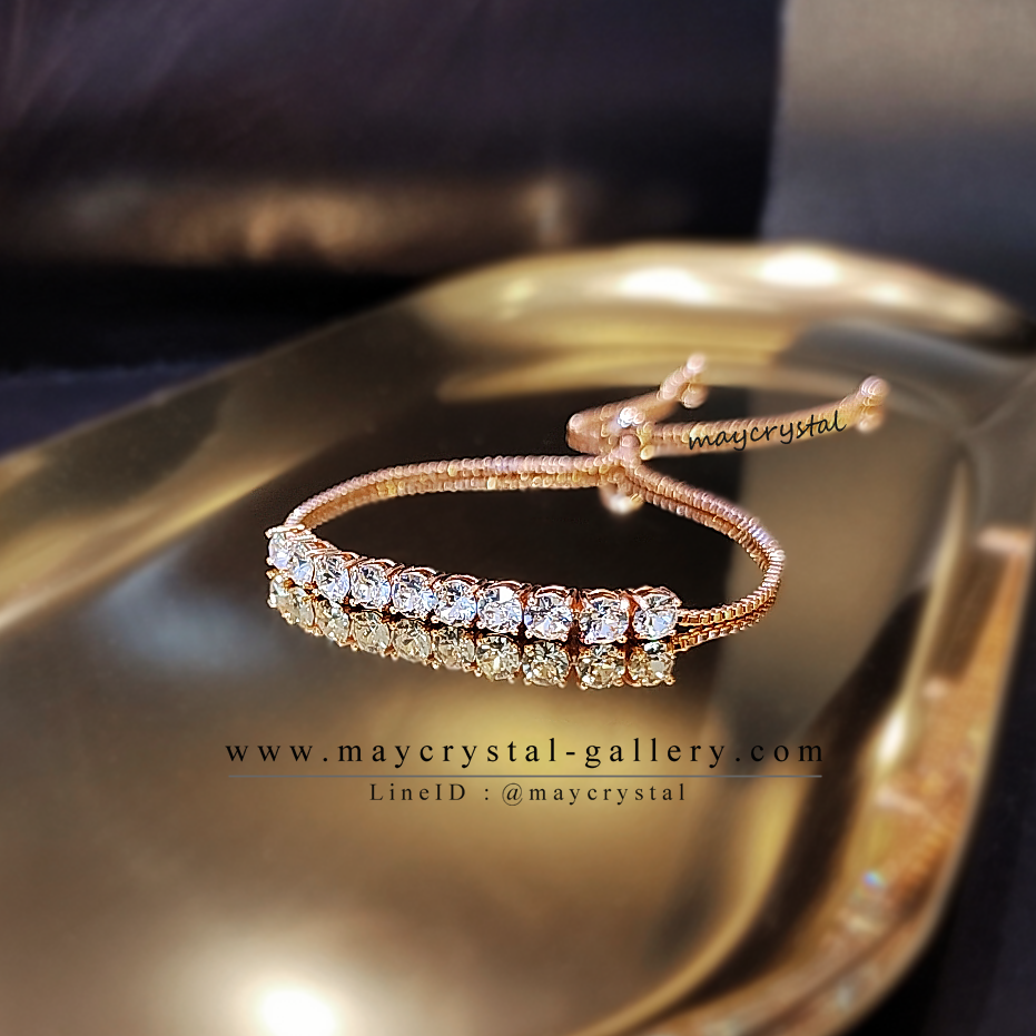 สร้อยข้อมือคริสตัลแบรนด์จากยุโรป (Crystal from Austria)