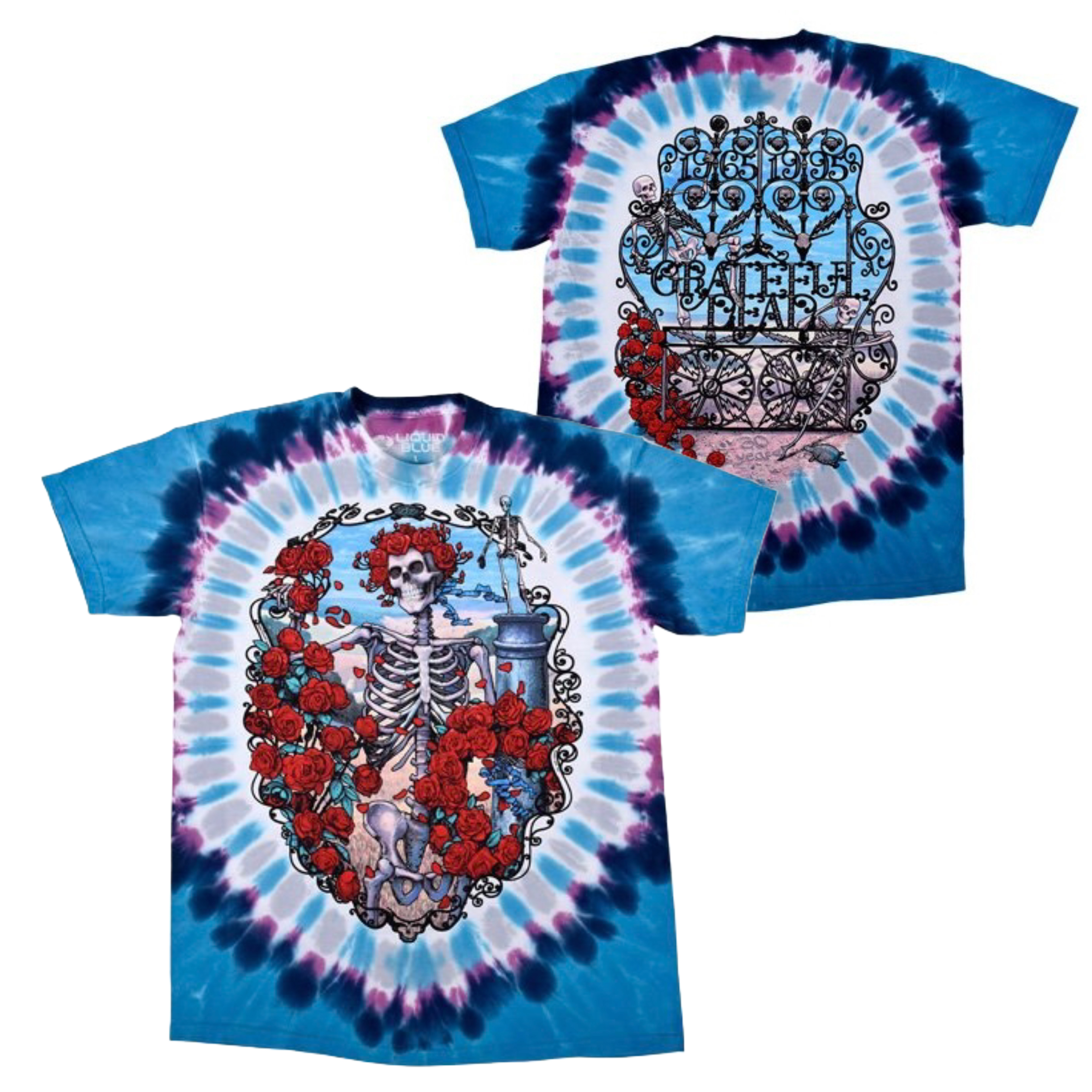 🇺🇸[PREORDER] เสื้อวง GRATEFUL DEAD T-SHIRT รวมลายสุดฮิต ลิขสิทธิ์แท้ LIQUID BLUE จาก USA