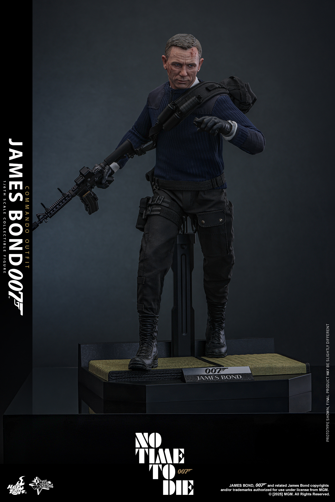 25/08/2568 Hot Toys MMS804 No Time To Die - James Bond (Commando Outfit)