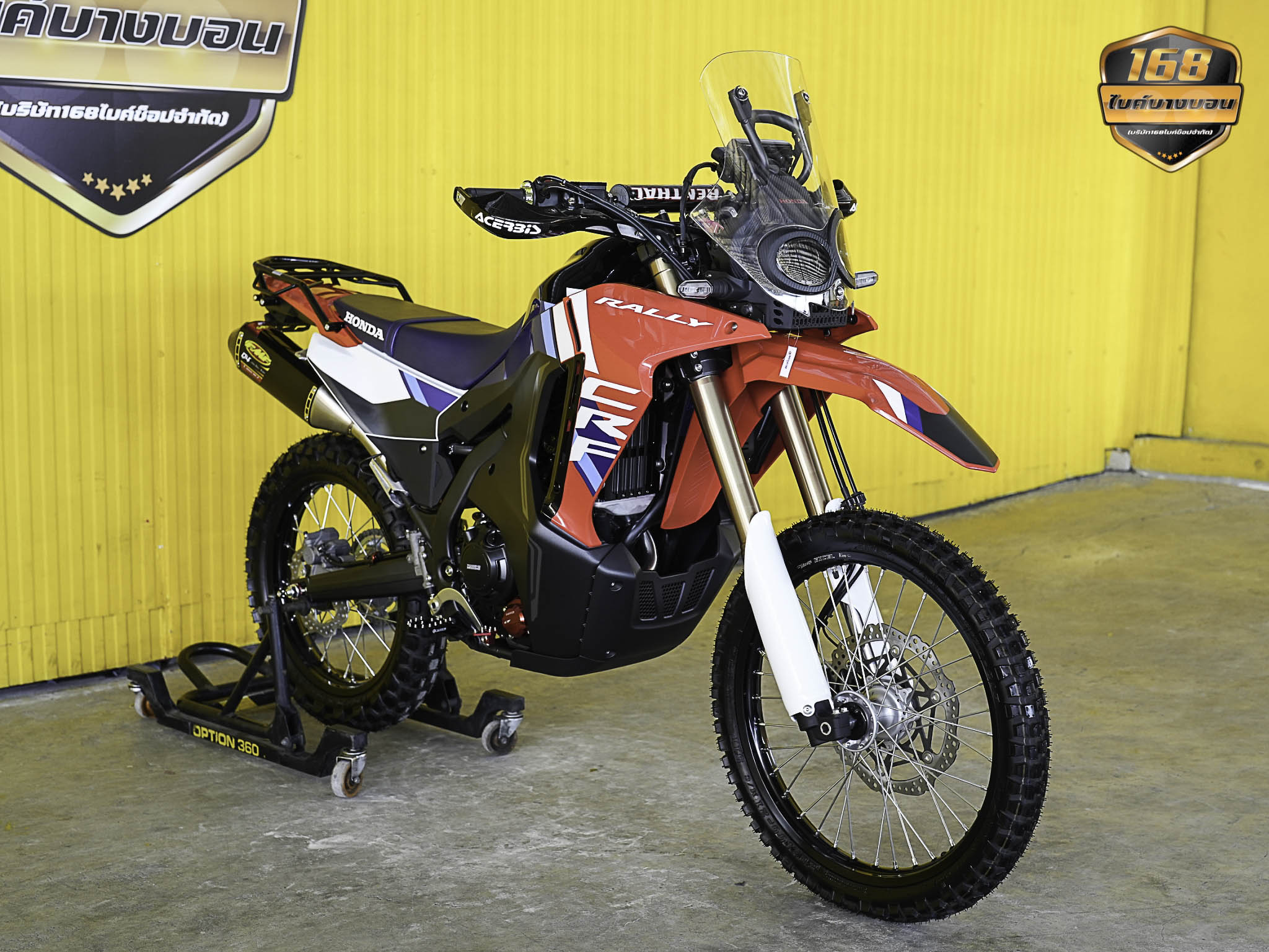Honda CRF300 RALLY 2025 (รถป้ายเเดงเเต่งให้ครบ สด-ผ่อน )