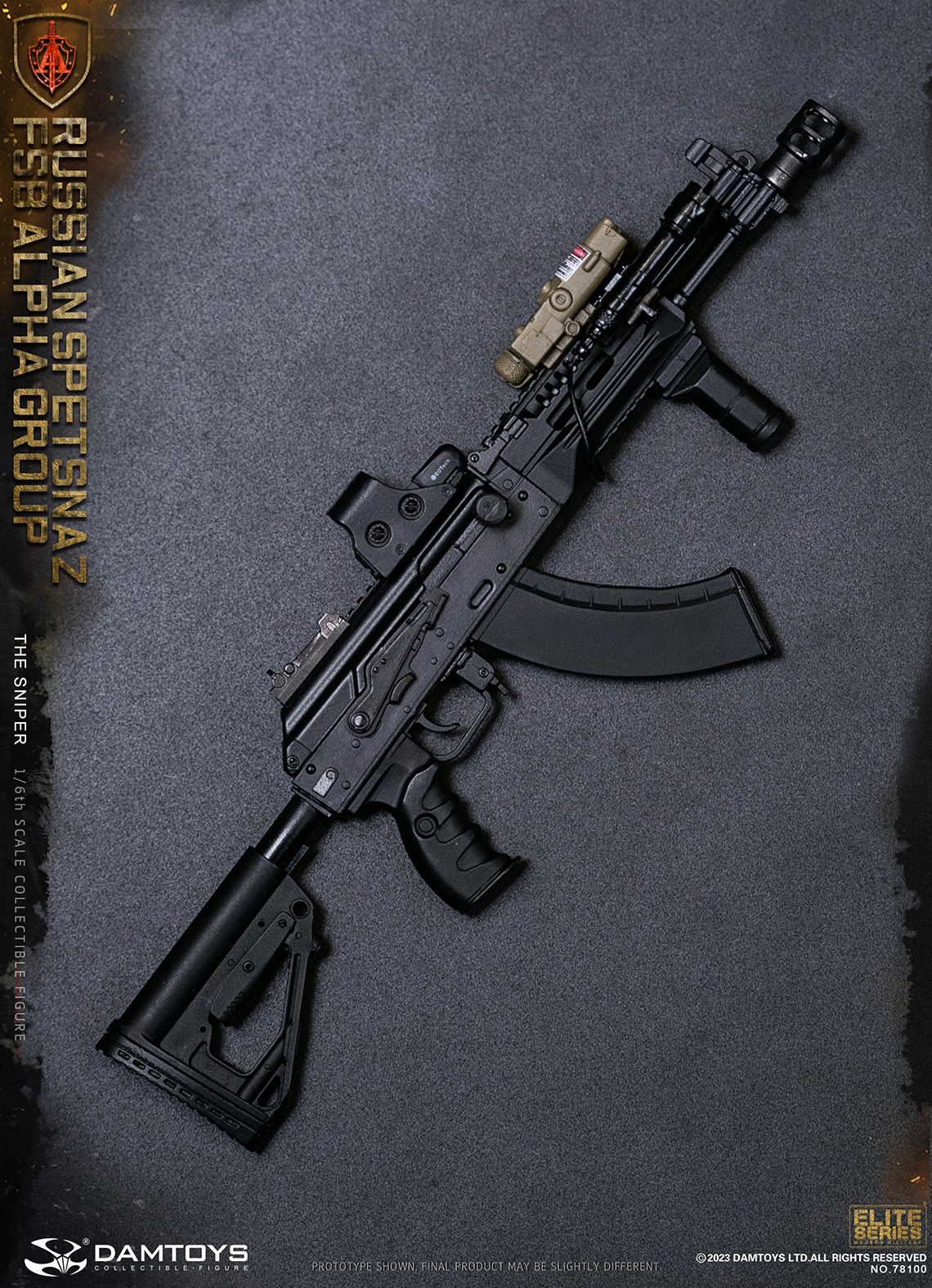 DAMTOYS 78100 1/6 RUSSIAN SPETSNAZ FSB ALPHA GROUP - THE SNIPER