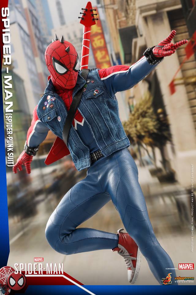 Hot Toys VGM32 MARVEL'S SPIDER-MAN - SPIDER-MAN (SPIDER-PUNK SUIT)