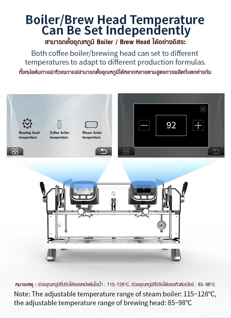 T3 Coffee machine -3 boilers 2 Group