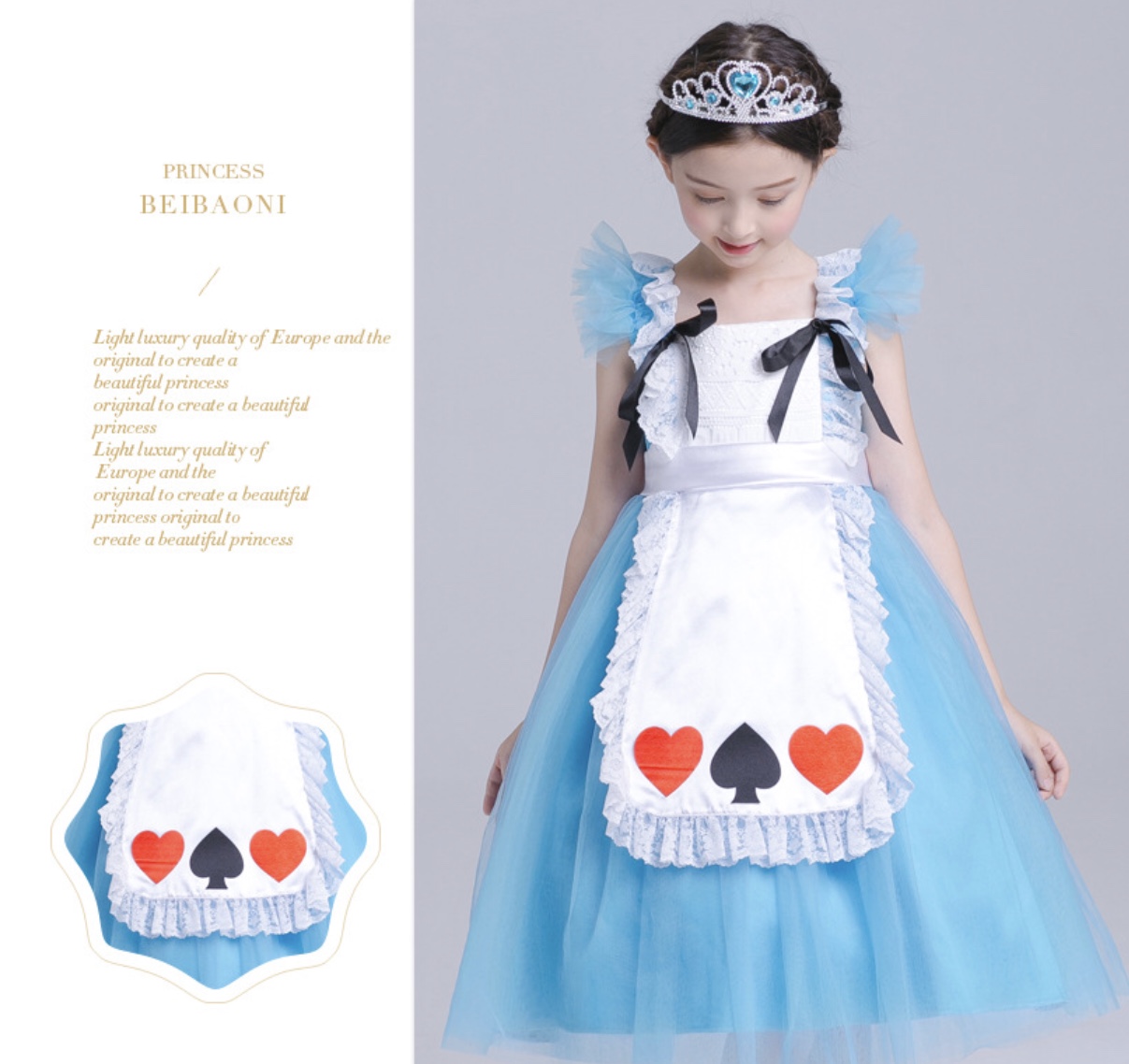 ชุดเจ้าหญิงอลิส Alice in Wonderland