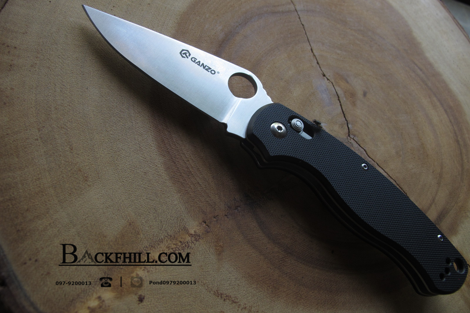 มีด Ganzo รุ่น G729-BK Folding Knife Handle G10.