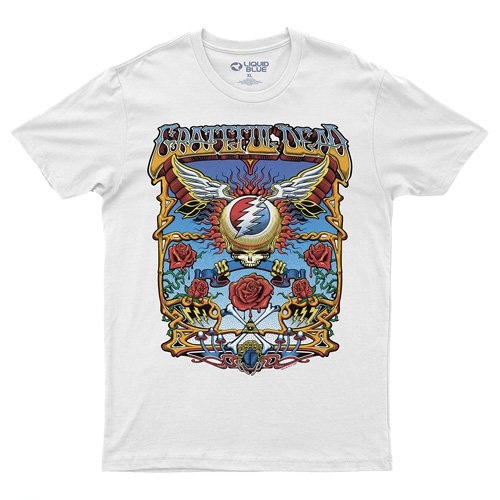 🇺🇸[PREORDER] เสื้อวง GRATEFUL DEAD T-SHIRT รวมลายสุดฮิต ลิขสิทธิ์แท้ LIQUID BLUE จาก USA