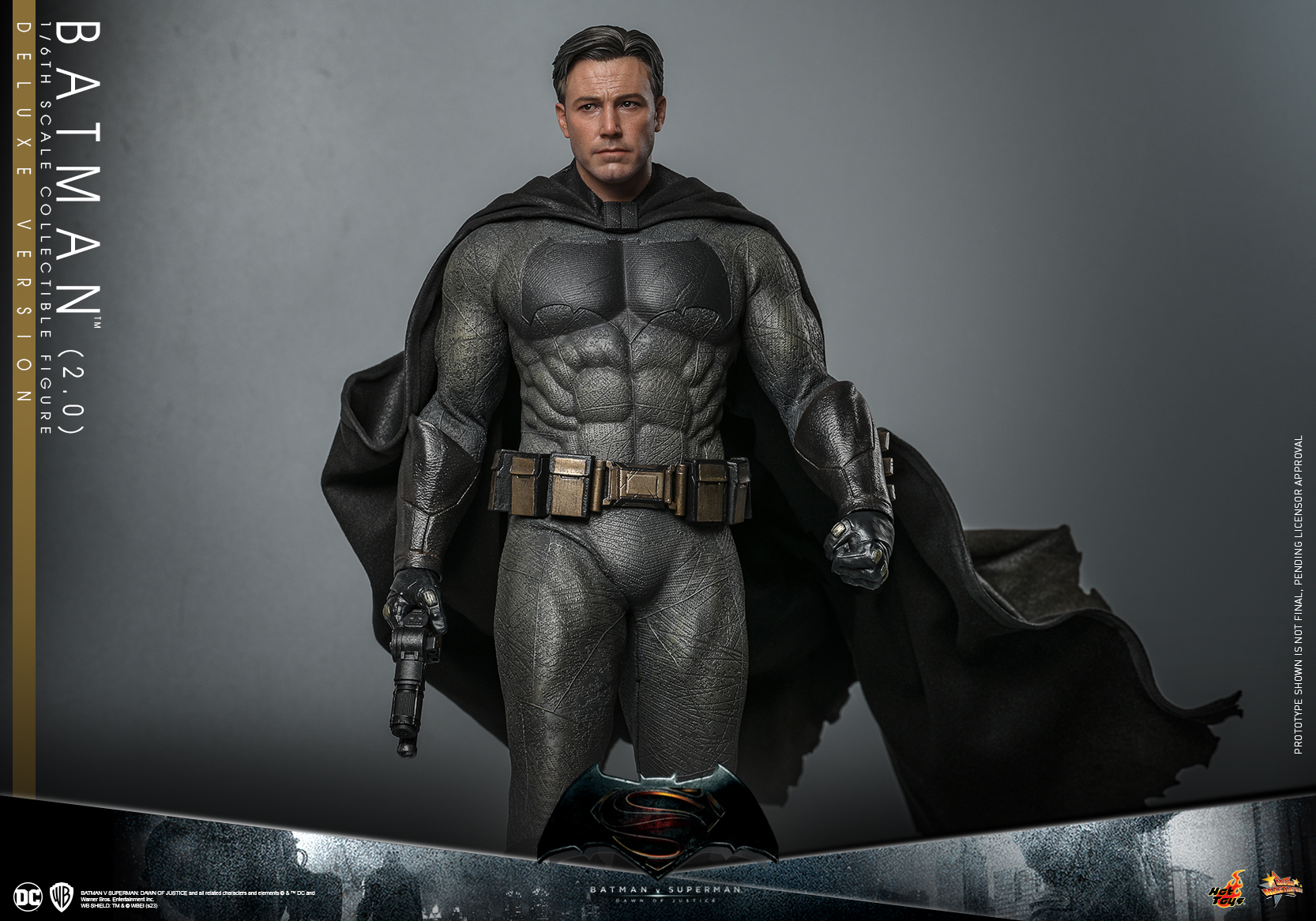 Hot Toys MMS732 1/6 Batman v Superman: Dawn of Justice - Batman (2.0) [Deluxe Version]