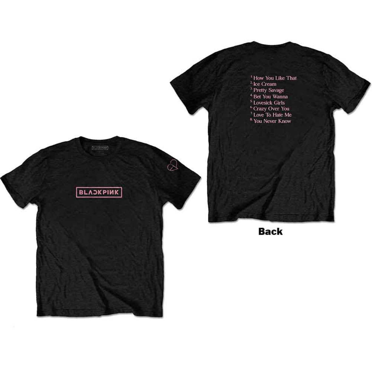 [PREORDER] เสื้อวง BLACKPINK T-SHIRT ลิขสิทธิ์ของแท้ UK รวมลายสุดฮิต