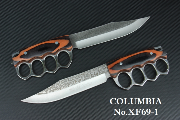 มีด COLUMBIA ใบตายการ์ดเหล็ก รุ่น XF69-1