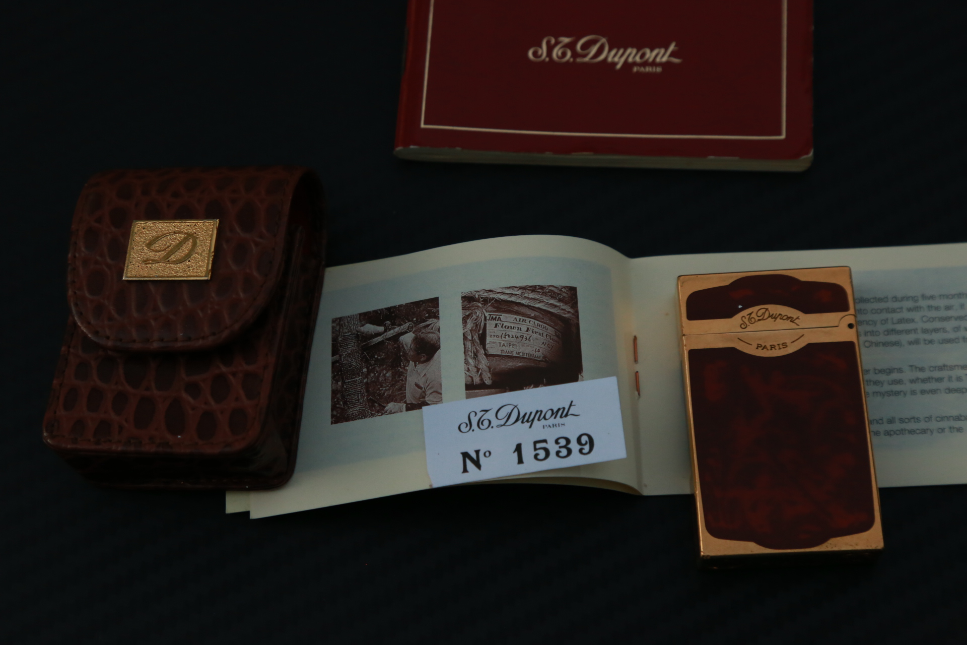 Dupont 1539 ของแท้ สภาพ 90 % Imprimerie Typocentre Color Montlucon Avril 1997" S.T.Dupont