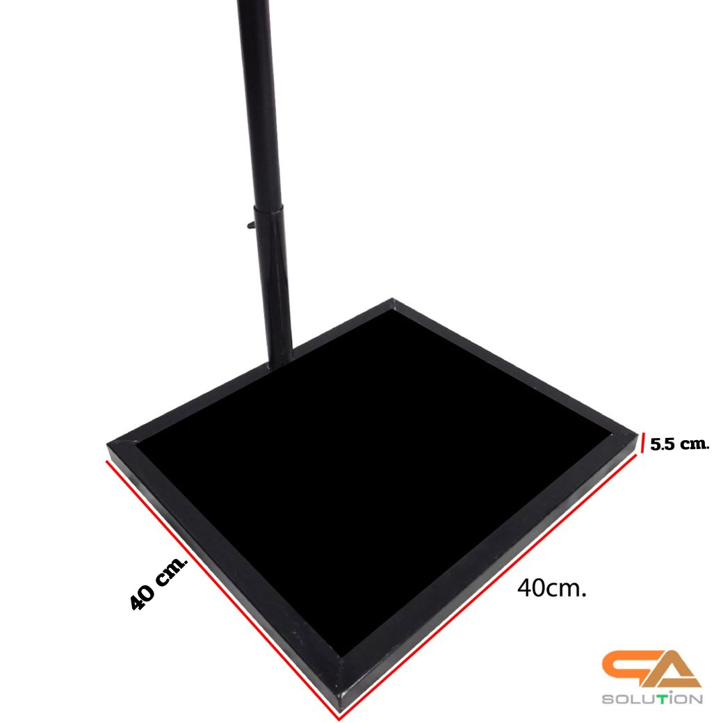 เช่าธงญี่ปุ่น ฐานปูน แขนเดี่ยว ขนาด (W)60 x (H)200 ซม. แข็งแรง มั่นคง ลมพัดไม่ล้ม แขนล่างปรับระดับได้