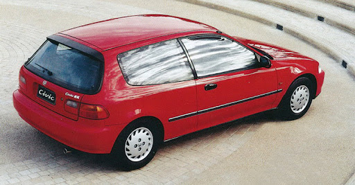 บังโคลนหน้า/แก้มข้าง Honda Civic 1992/1993/1994/1995 (ซีวิค)(3ประตู/สามดอ)(ข้างซ้าย) - BangplusOnline