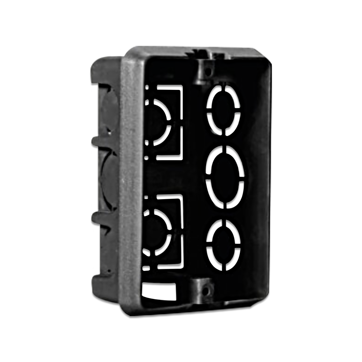 NANO บล็อคฝัง ขนาด 2x4" สีดำ รุ่น NANO-408B (100 ชิ้น/กล่อง)