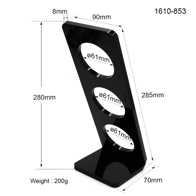 ดิสเพลย์ ตะแกรงกาแฟ อะคริลิค 3 ช่อง