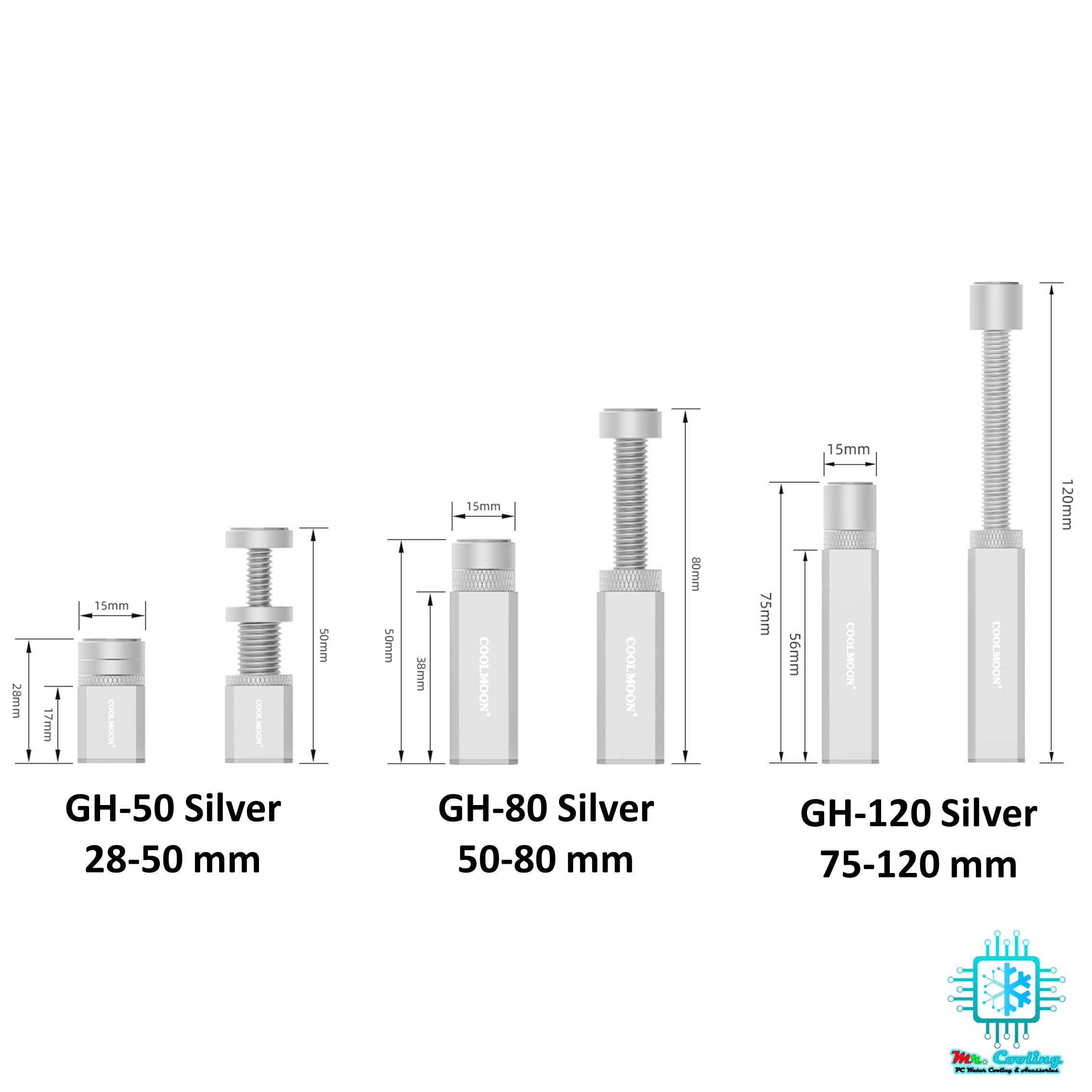 COOLMOON Graphic Crad Holder ขาค้ำการ์ดจอ ปรับระดับได้ ฐานแม่เหล็ก