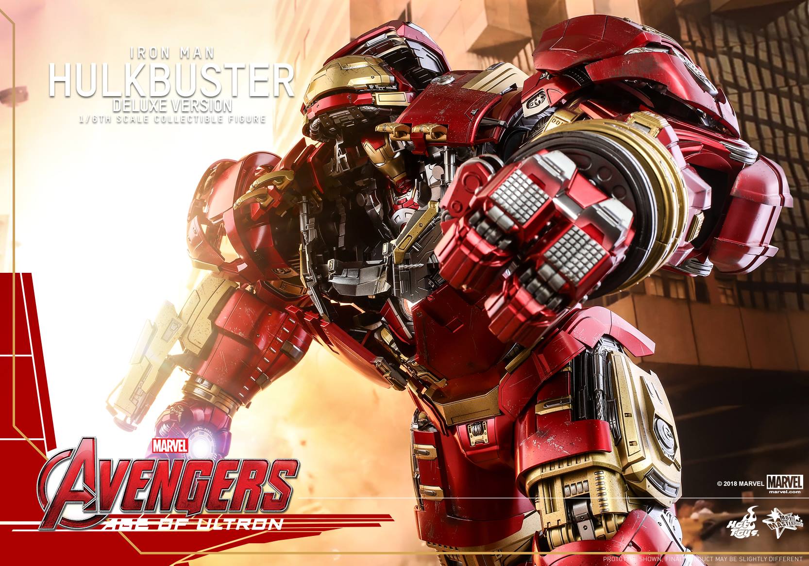 Hot Toys MMS510 AVENGERS AGE OF ULTRON - HULKBUSTER (DELUXE VERSION)