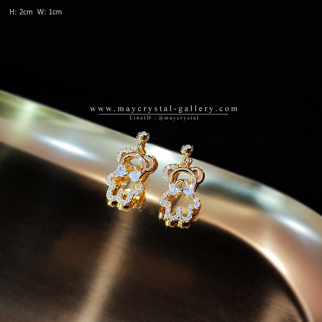 ต่างหูคริสตัลจากยุโรป (Embellished with Crystals from Austria)
