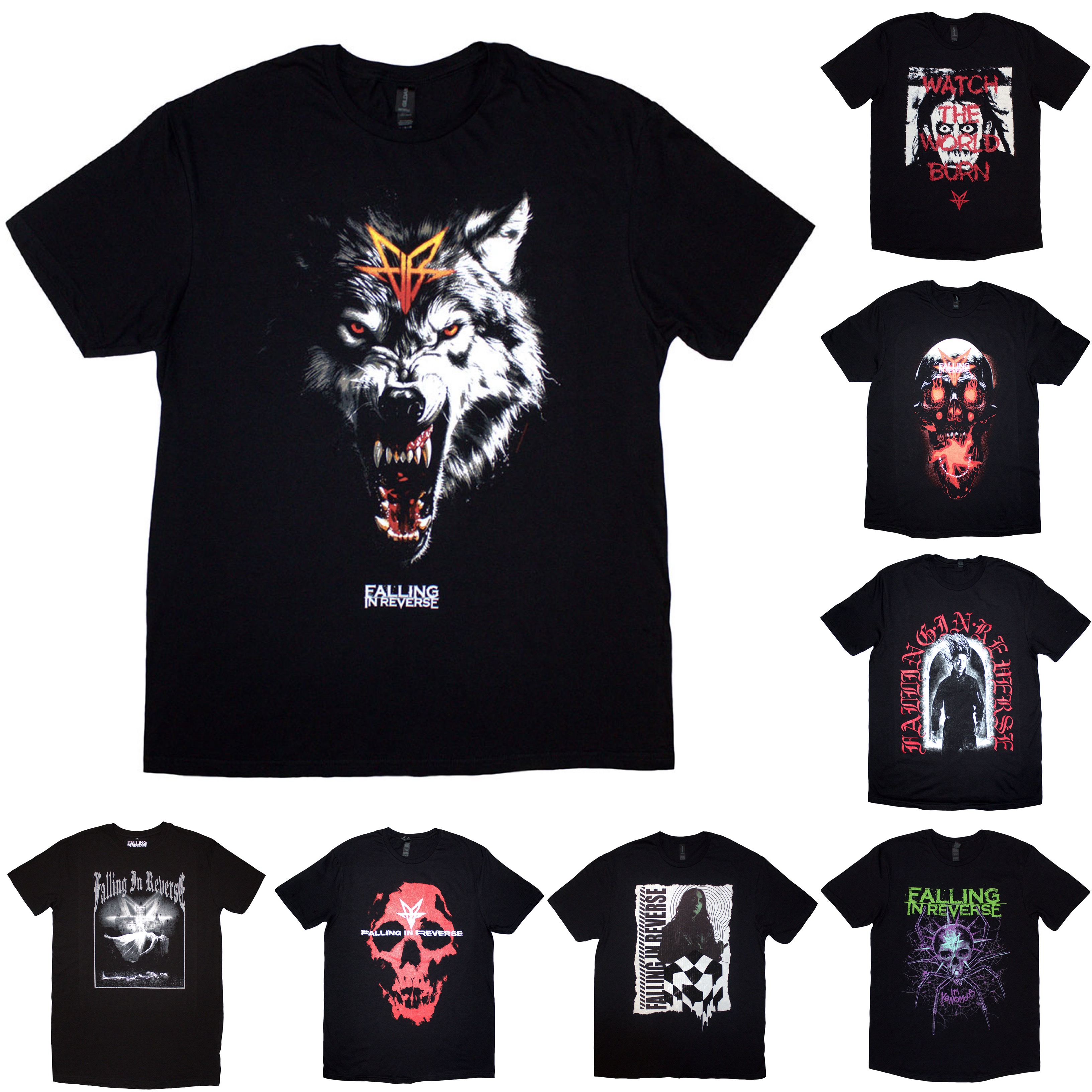 [PREORDER] เสื้อวง FALLING IN REVERSE T-SHIRT ลิขสิทธิ์แท้ UK รวมลายสุดฮิต