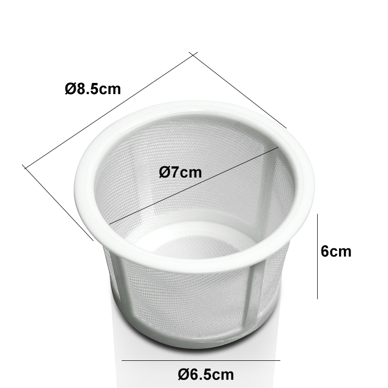 ตะกร้าดริป ตะแกรงดริป อุปกรณ์กรองกาแฟ สีขาว