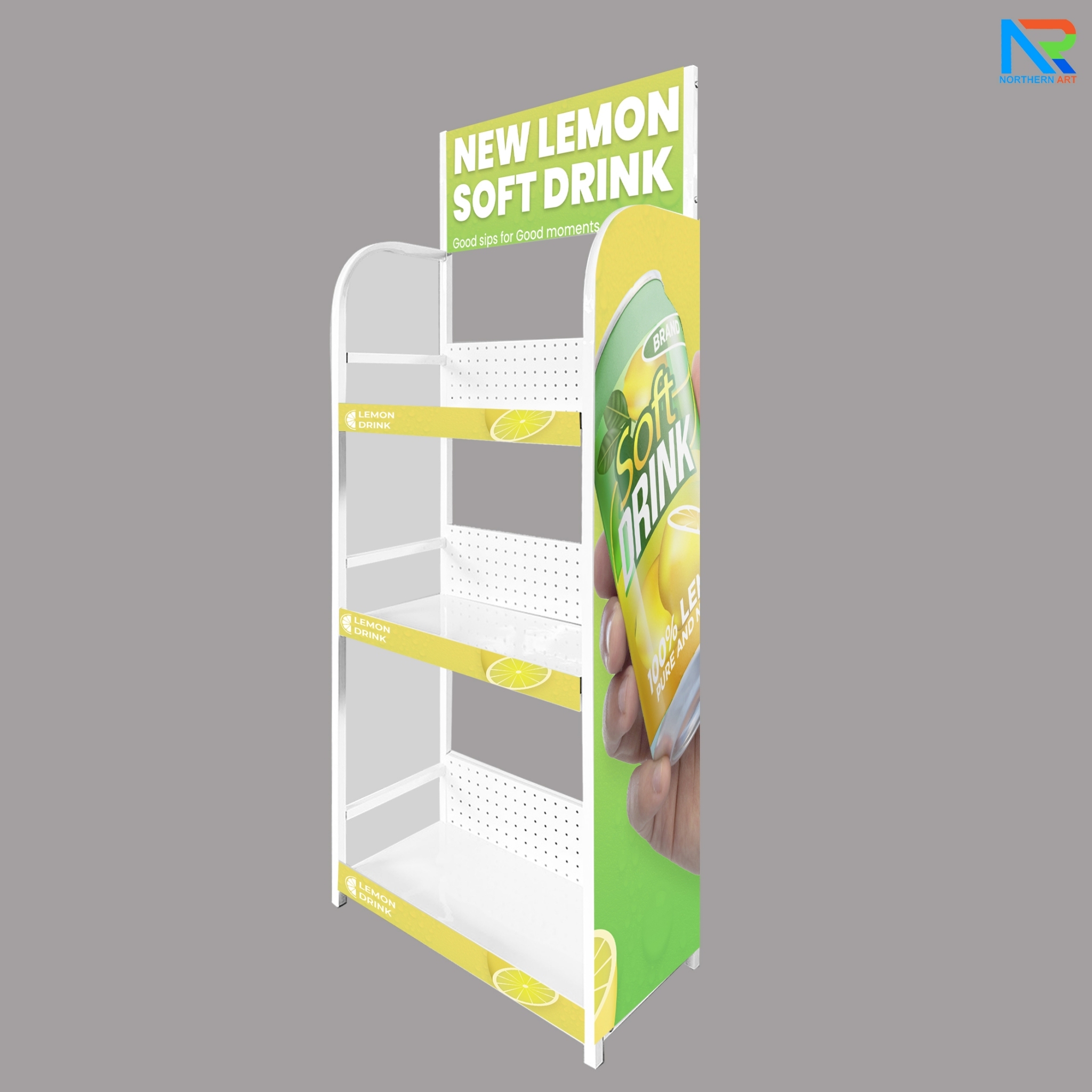 ชั้นวางสินค้าเหล็ก 3 ชั้น สีขาว ขนาด (W)60 x (D)30 x (H)150 ซม. ถอดประกอบได้