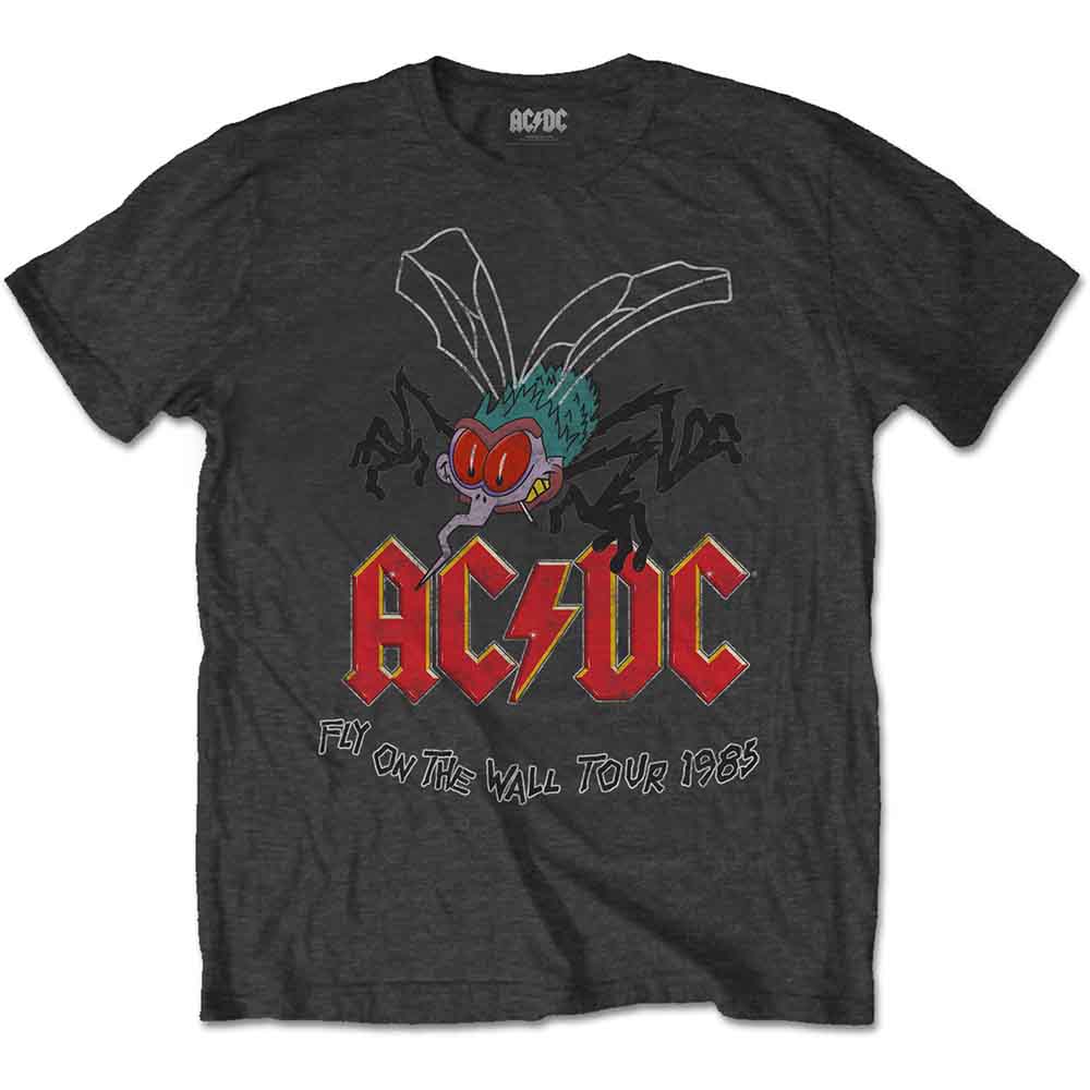 AC/DC Unisex T-Shirt: Fly on the Wall CHARCOAL GREY