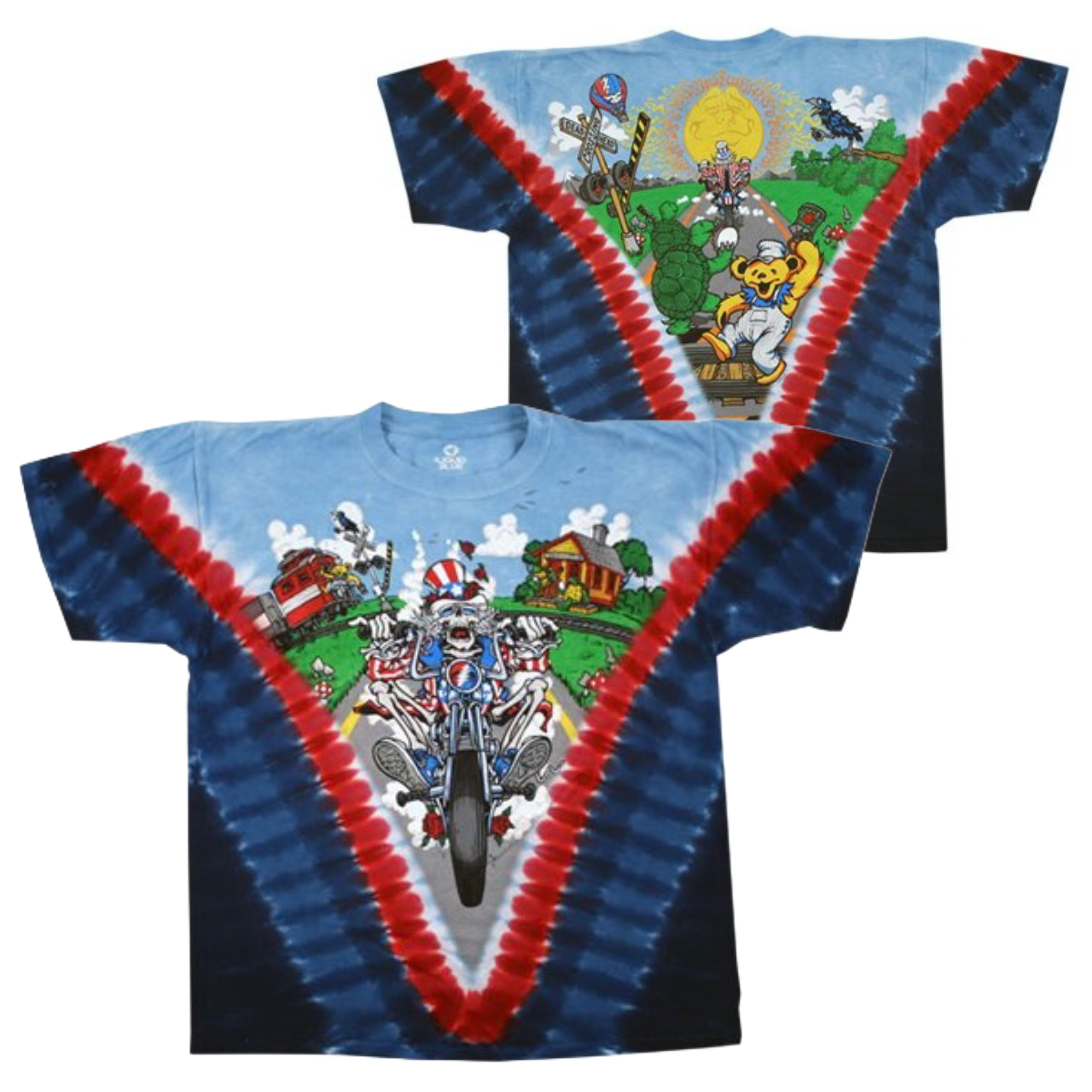 🇺🇸[PREORDER] เสื้อวง GRATEFUL DEAD T-SHIRT รวมลายสุดฮิต ลิขสิทธิ์แท้ LIQUID BLUE จาก USA