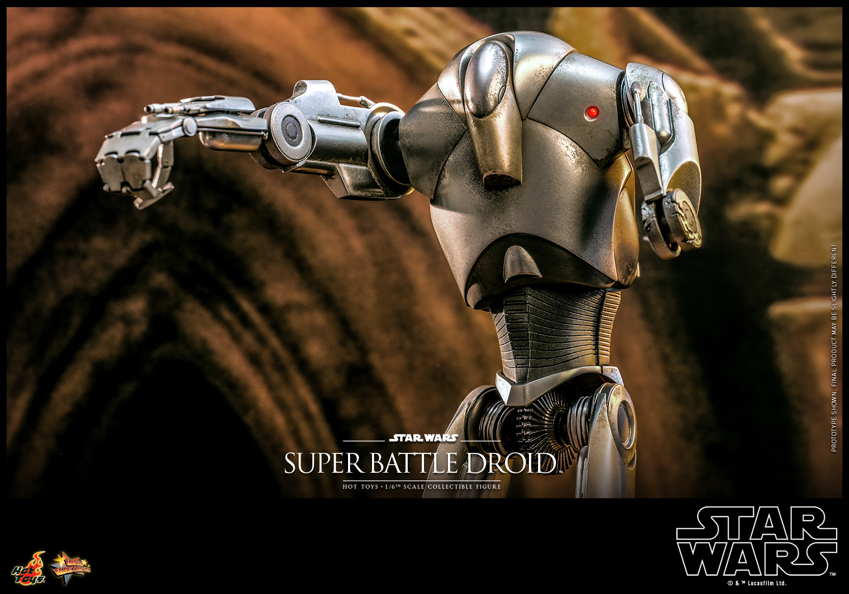 Hot Toys MMS682 1/6 Star Wars: Attack of the Clones™ - Super Battle Droid™