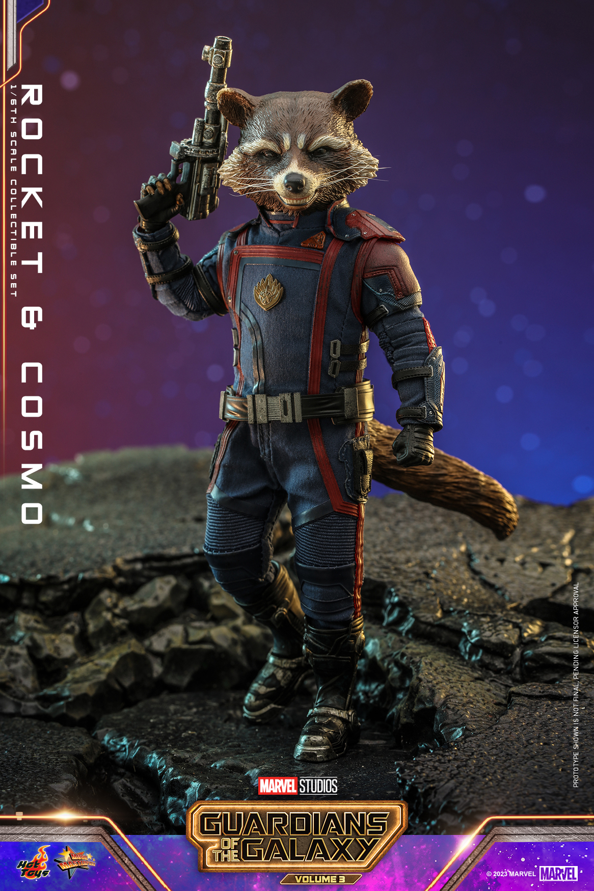 Hot Toys MMS708 1/6 Guardians of the Galaxy Vol. 3 - Rocket and Cosmo