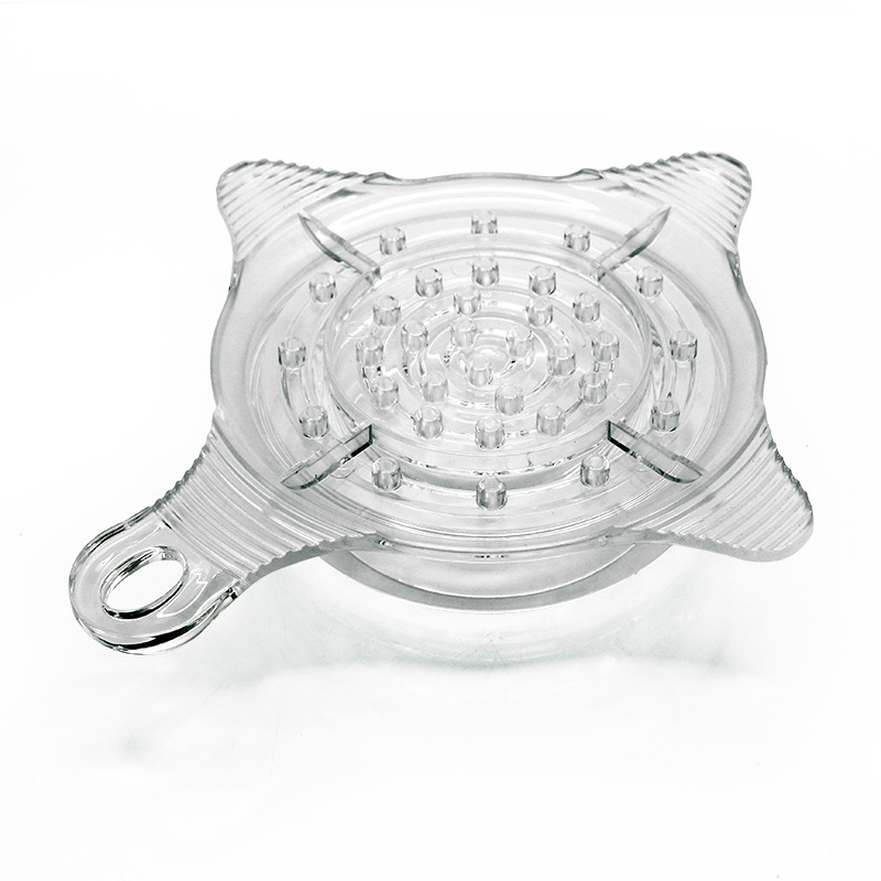 หัวฝักบัวดริป ถาดช่วยดริป ช่วยกระจ่ายน้ำให้ทั่วถึงกาแฟ 33 รู มีด้ามจับ พลาสติก