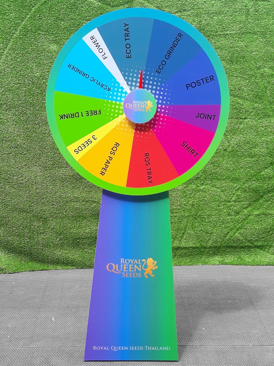 เกมส์วงล้อ รุ่นSTANDY ขนาดวงล้อ 80 ซม. สูง 158 ซม.ถอดประกอบและพับเก็บได้