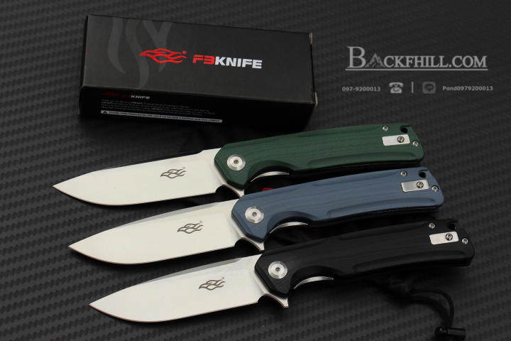 มีดพับ Ganzo กานโซ่ รุ่น FH91-BK ด้ามสีดำ / ใบมีด D2 Steel / ด้ามจับ G10 ของแท้ 100%