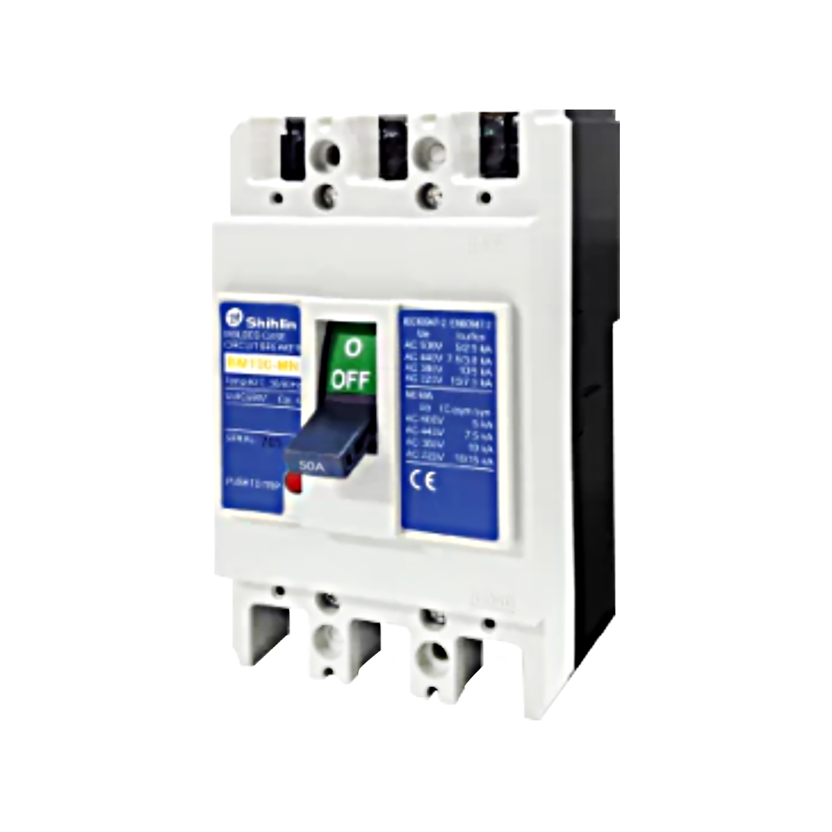 เซอร์กิตเบรกเกอร์ SHIHLIN/NANO MCCB 3 Pole BM-100MN