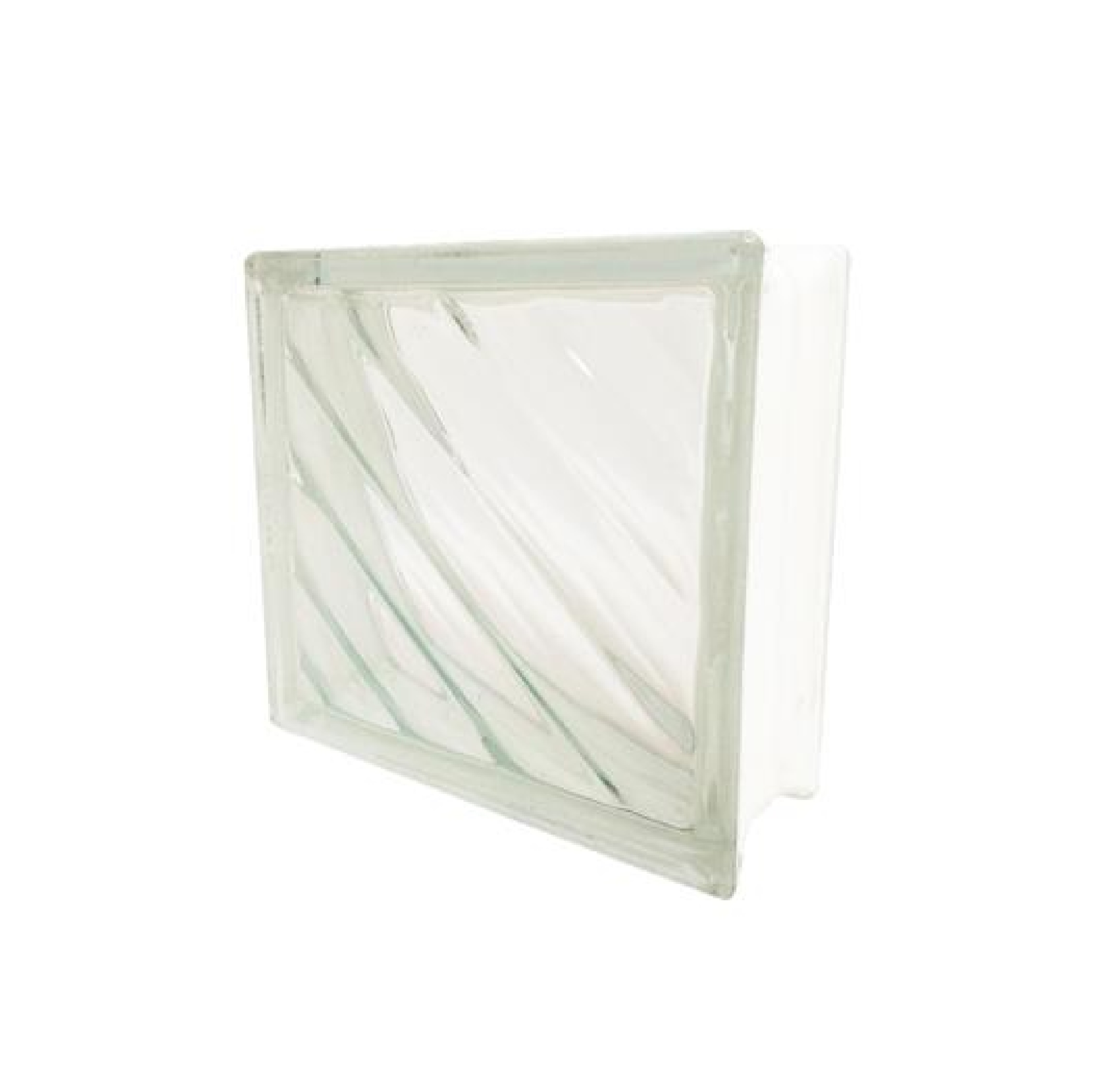 KASSA บล็อกแก้ว รุ่น DIGONA ขนาด 19 x 19 x 8 ซม. สีใส
