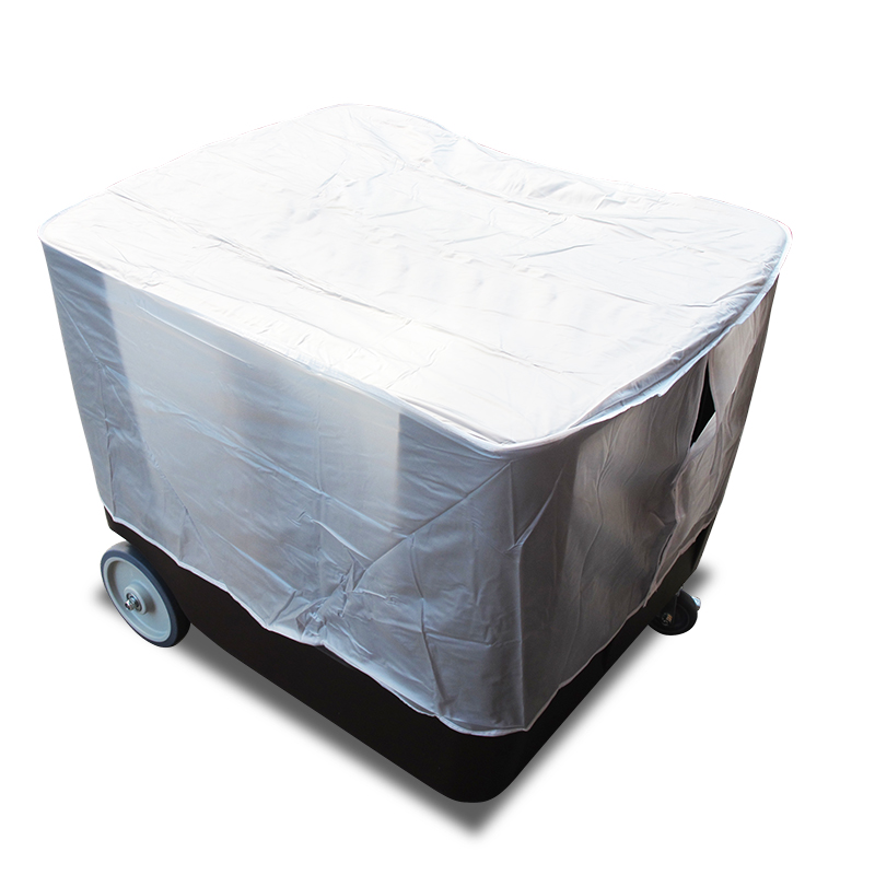 รถเข็นเก็บจานแคดดี้ เคลื่อนที่ แบบปรับช่องตามความกว้างของจานได้ 1403-018