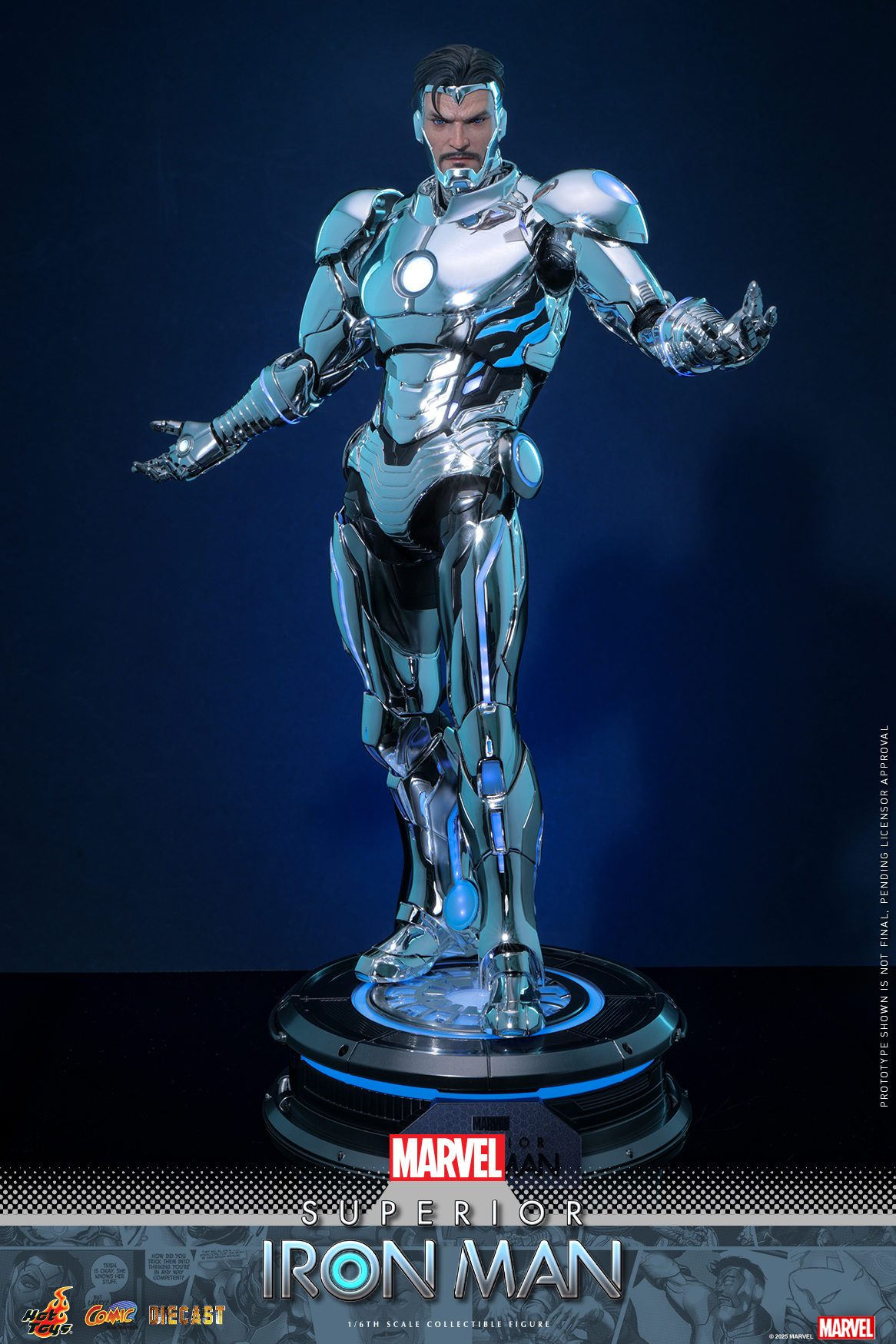 25/08/2568 Hot Toys CMS026D73 Marvel Comics - Superior Iron Man