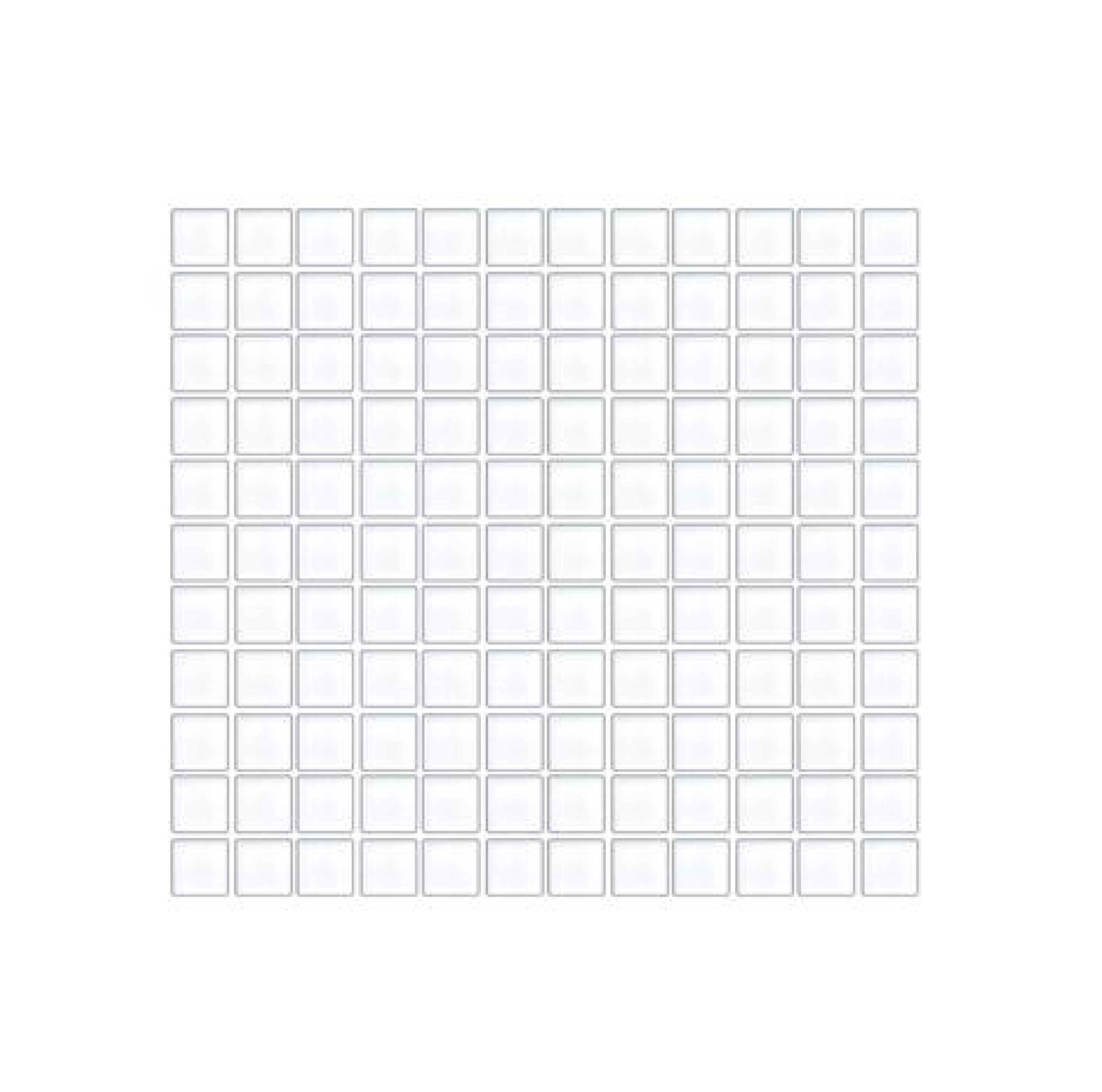 กระเบื้องโมเสก COTTO รุ่น 1S-6110 ขนาด 30 x 30 ซม. สีขาว