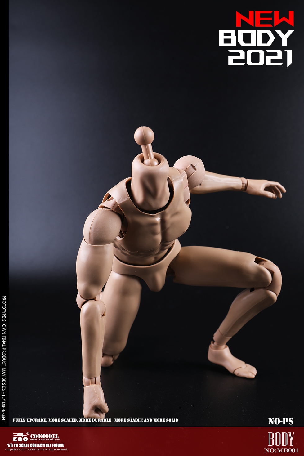 COOMODEL MB001-4 1/6 NEW TYPE MALE BODY