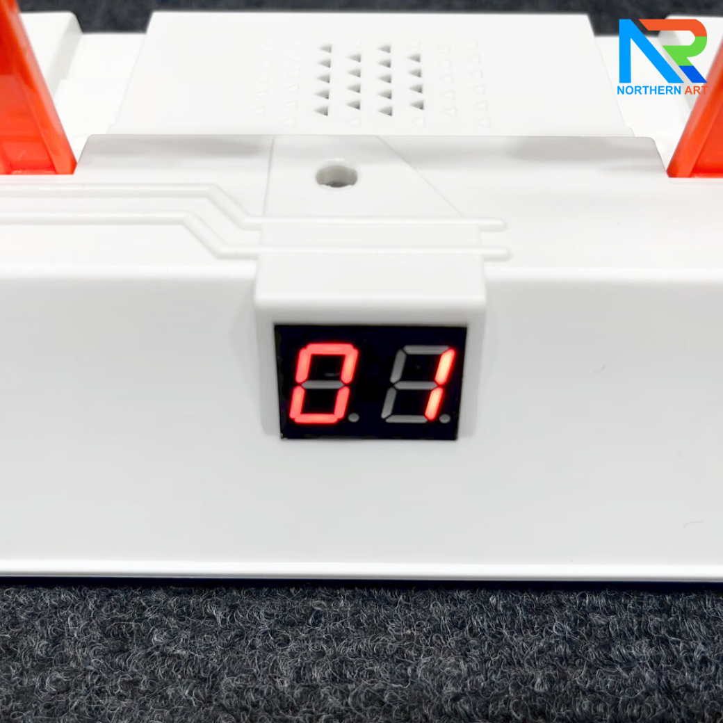 เกมส์ยิงเป้าตั้งโต๊ะ ขนาด (W)40 x (D)40 x (H)90 cm. พร้อมเป้านิ่ง 3 แผ่น 3 ชุด และปืนกระสุนโฟม 1 กระบอก