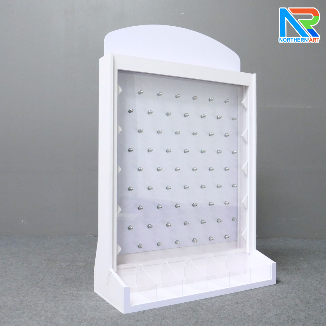 เกมส์หย่อนเหรียญตั้งโต๊ะ ขนาด (W)50 X (D)20 X (H)75 cm. พร้อมเหรียญพลาสติกคละสี 10 เหรียญ