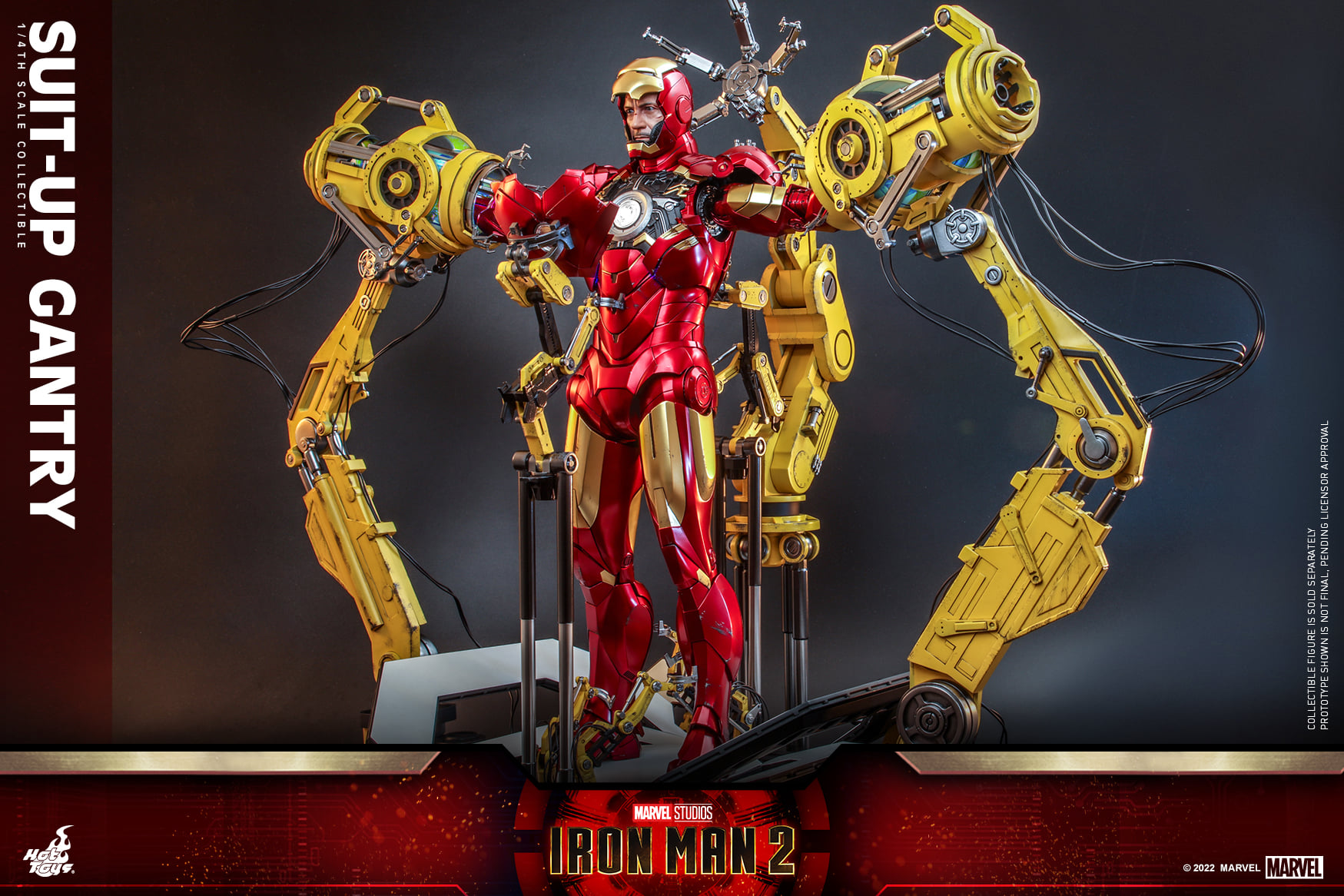 Hot Toys ACS012 1/4 Iron Man 2 - Suit-Up Gantry