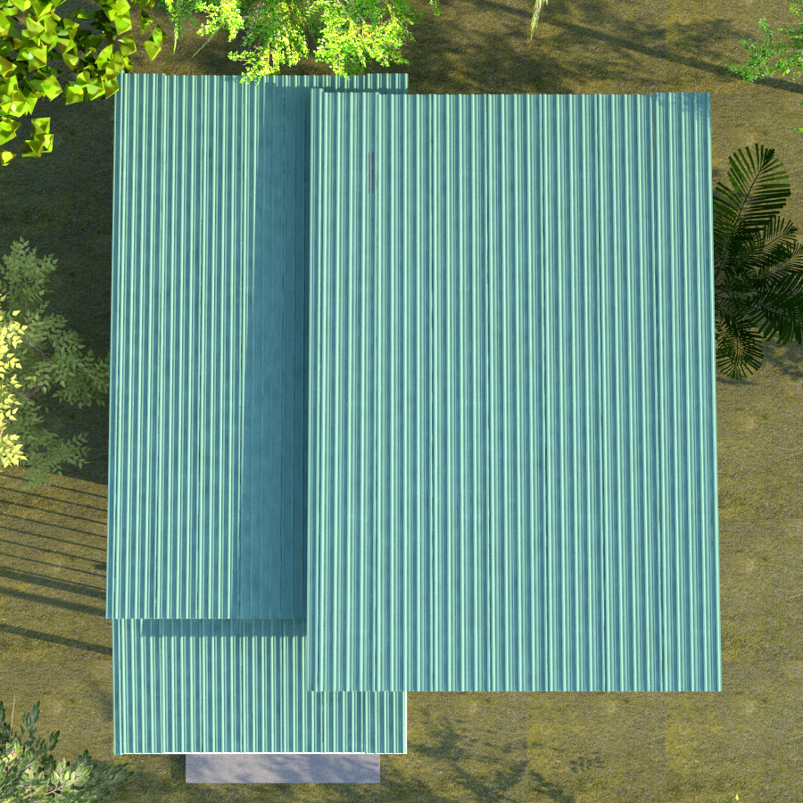 แบบบ้านชั้นเดียว แบบบ้านสวน N1-04