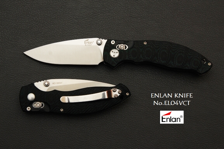 มีดพับ ENLAN EL-04MCT สแตนเลส 8Cr13Mov ด้ามจับ MICRTA ของแท้ 100 %